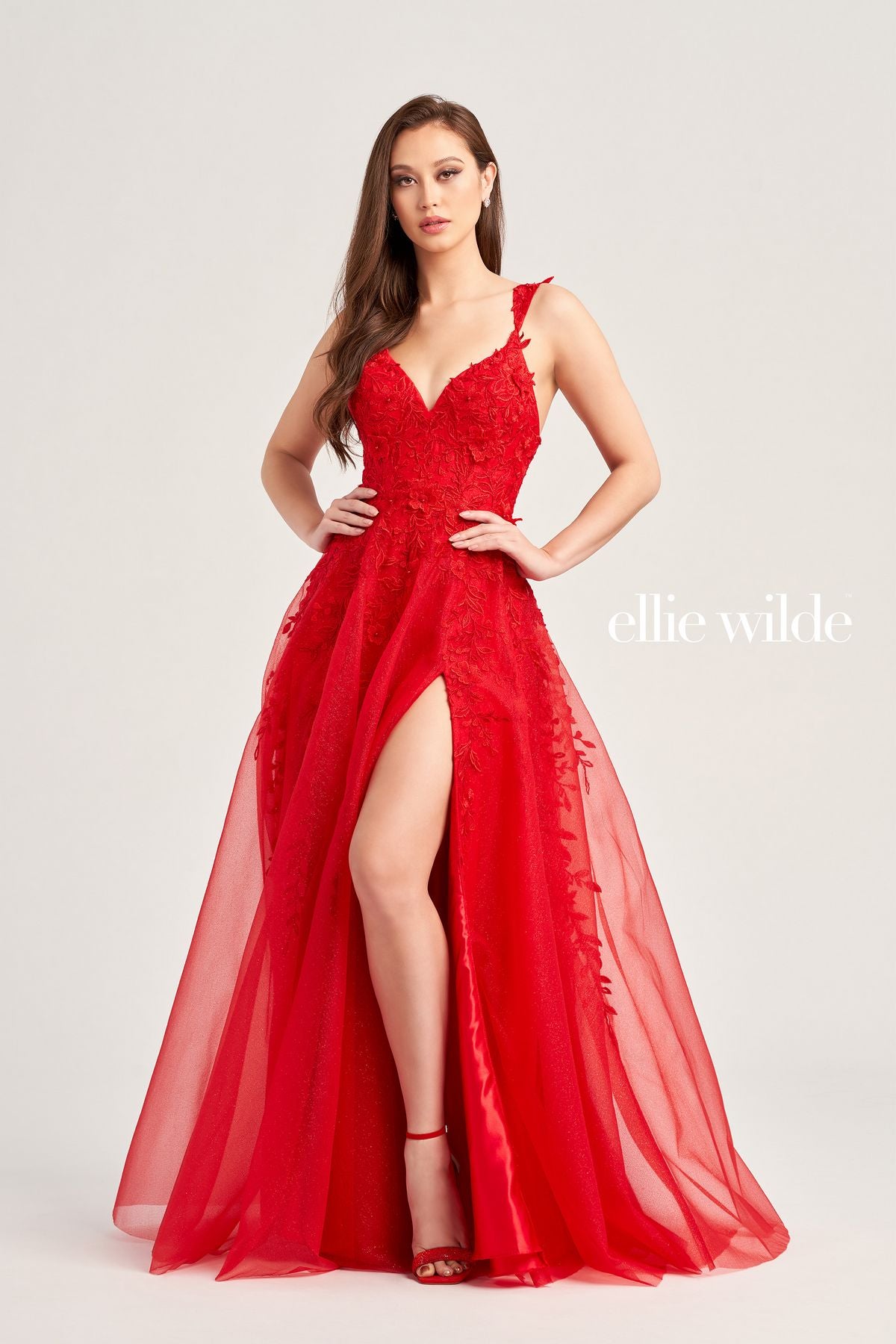 Ellie Wilde EW35233 Formal Long Glitter Evening Prom Dress
