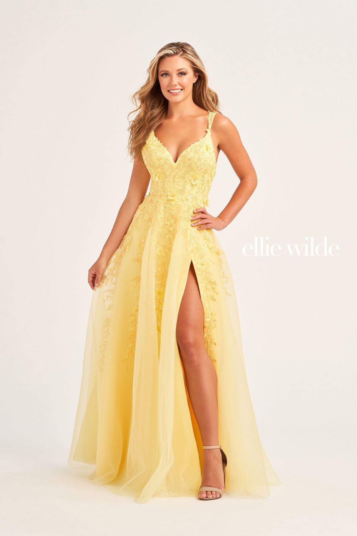 Ellie Wilde EW35233 Formal Long Glitter Evening Prom Dress