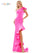 Prom Dresses Long One Shoulder Fitted Prom Gown Hot Pink