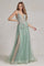 Nox Anabel G1149 Long Spaghetti Strap Sexy Prom Tulle Gown Light Mauve