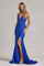 Nox Anabel G1146 Long One Shoulder Formal Prom Dress Royal Blue