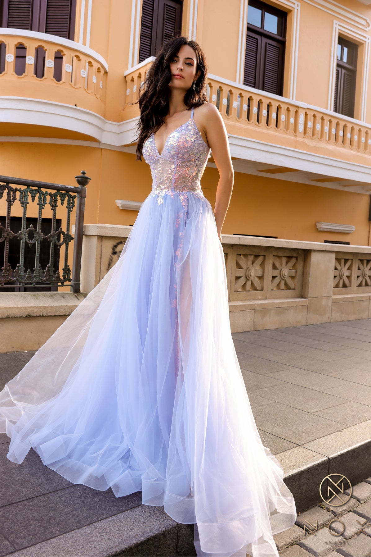 Nox Anabel G1354 Formal Beaded Prom Long Dress