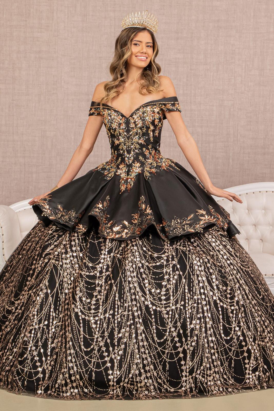 Black Ball Gown Formal Evening Dress | The Dress Outlet Black Ball Gown Formal Evening Dress | The Dress Outlet