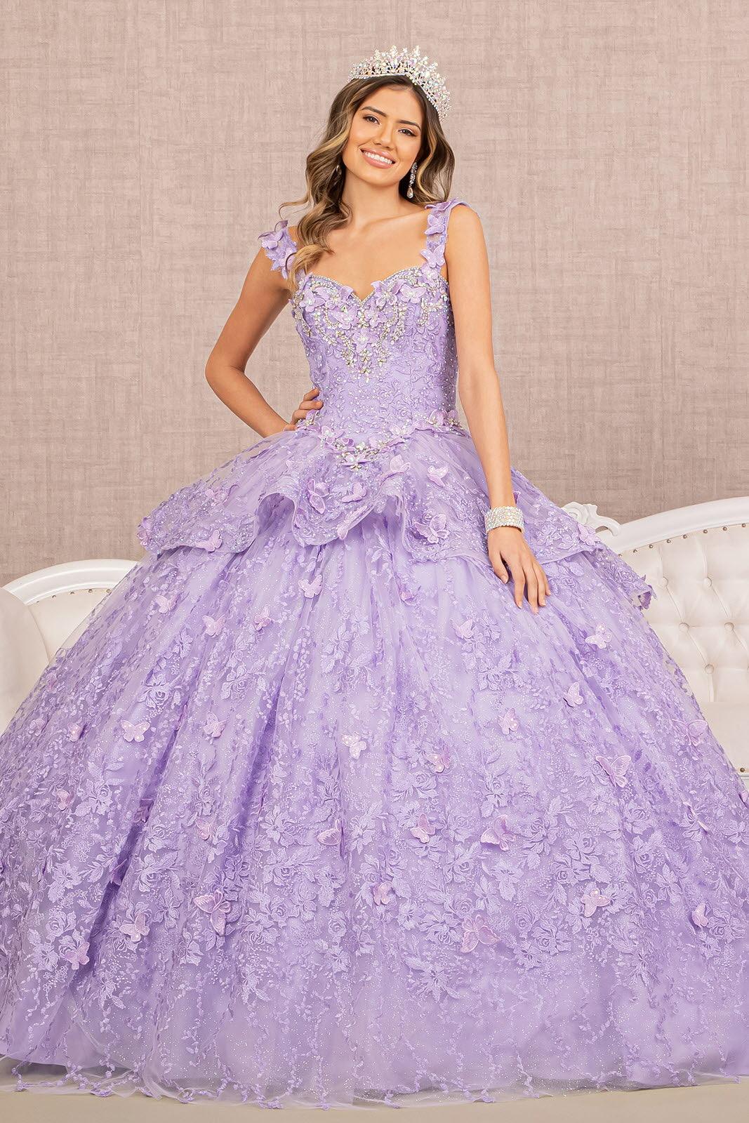 Long Ball Gown Quinceanera Dress