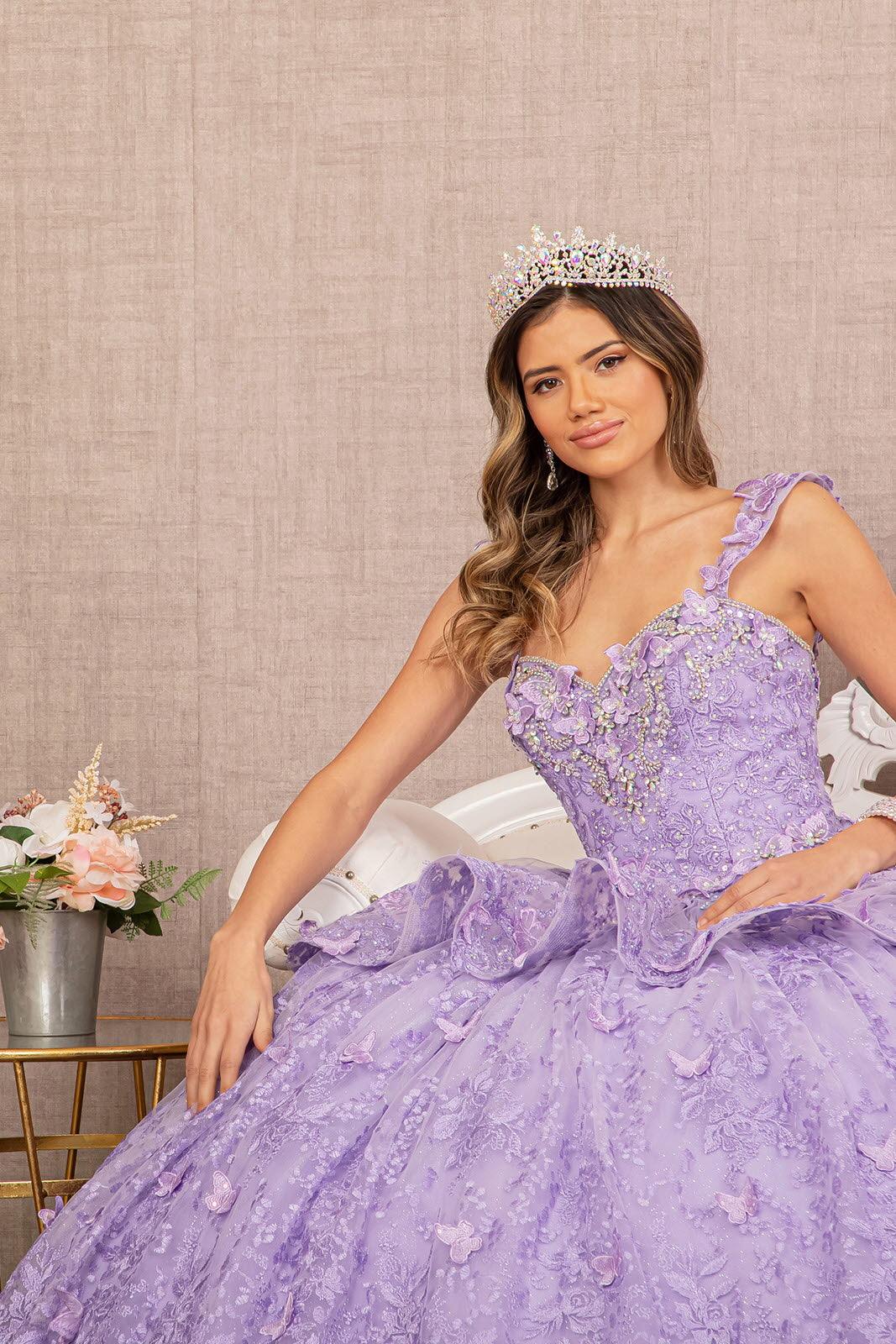 Long Ball Gown Quinceanera Dress