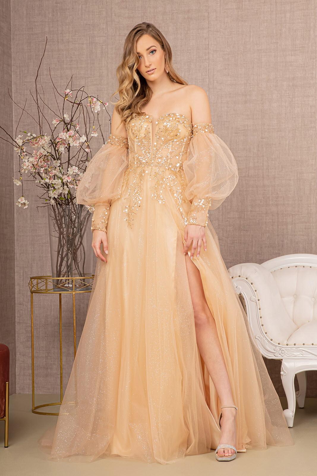 Prom Long Sequin Glitter Gown