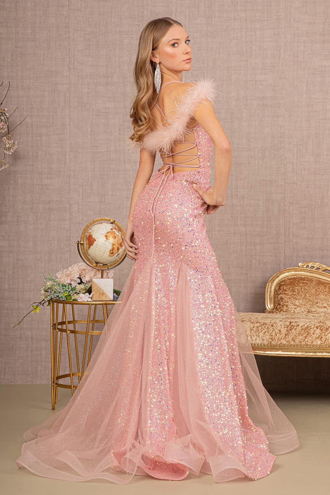 Prom Long Glitter Trumpet Gown