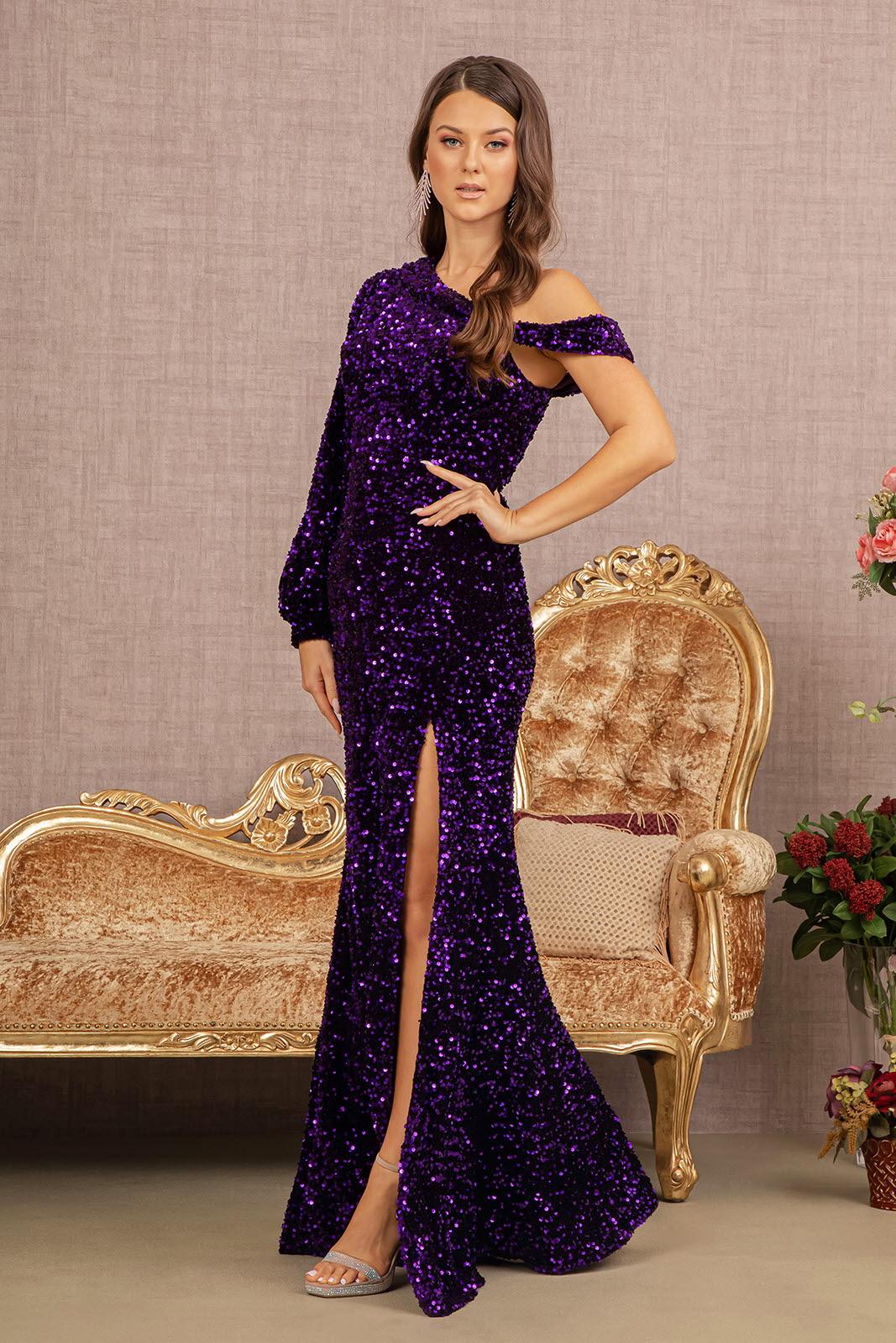 Prom Long One Shoulder Formal Gown