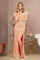 Prom Dresses Long Off Shoulder Prom Gown Coral