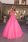 Prom Dresses Long Formal Prom Ball Gown Hot Pink