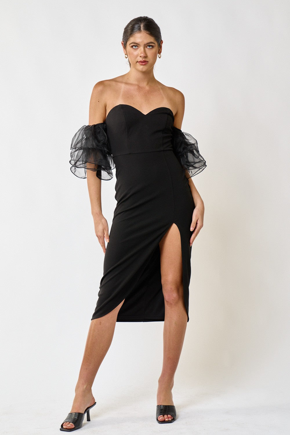 Off-Shoulder Midi main image 0