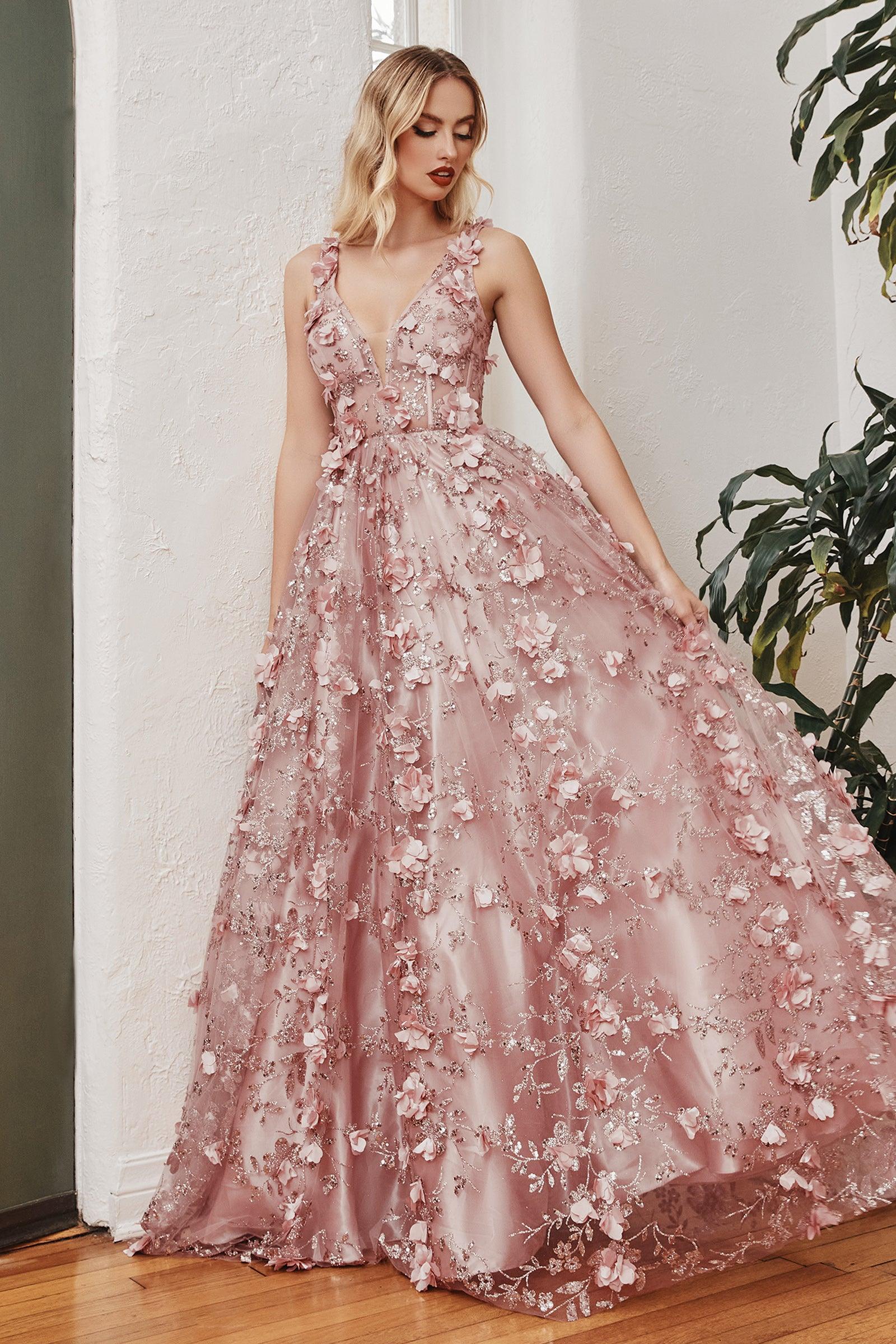 Prom Dresses Sleeveless Long Prom Dress Blush