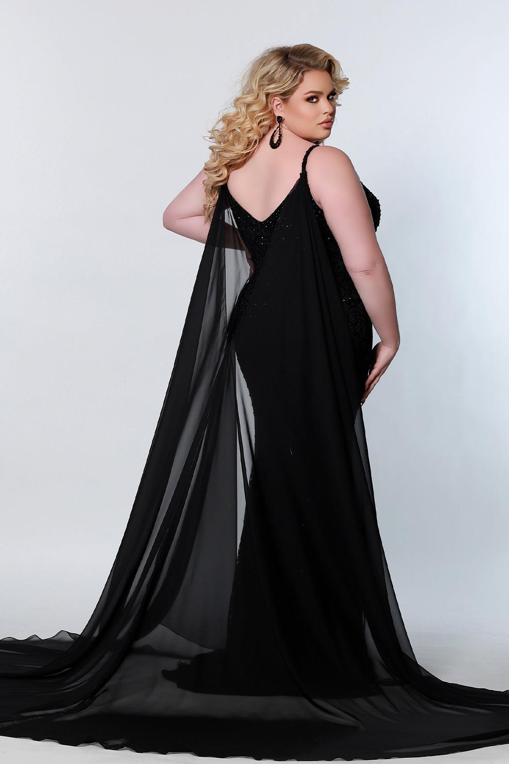 Sydneys Closet JK2201 Long Plus Size Formal Prom Dress