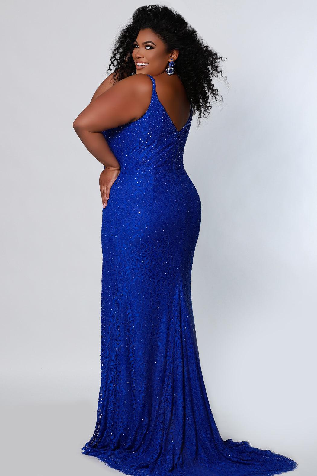 Sydneys Closet JK2201 Long Plus Size Formal Prom Dress