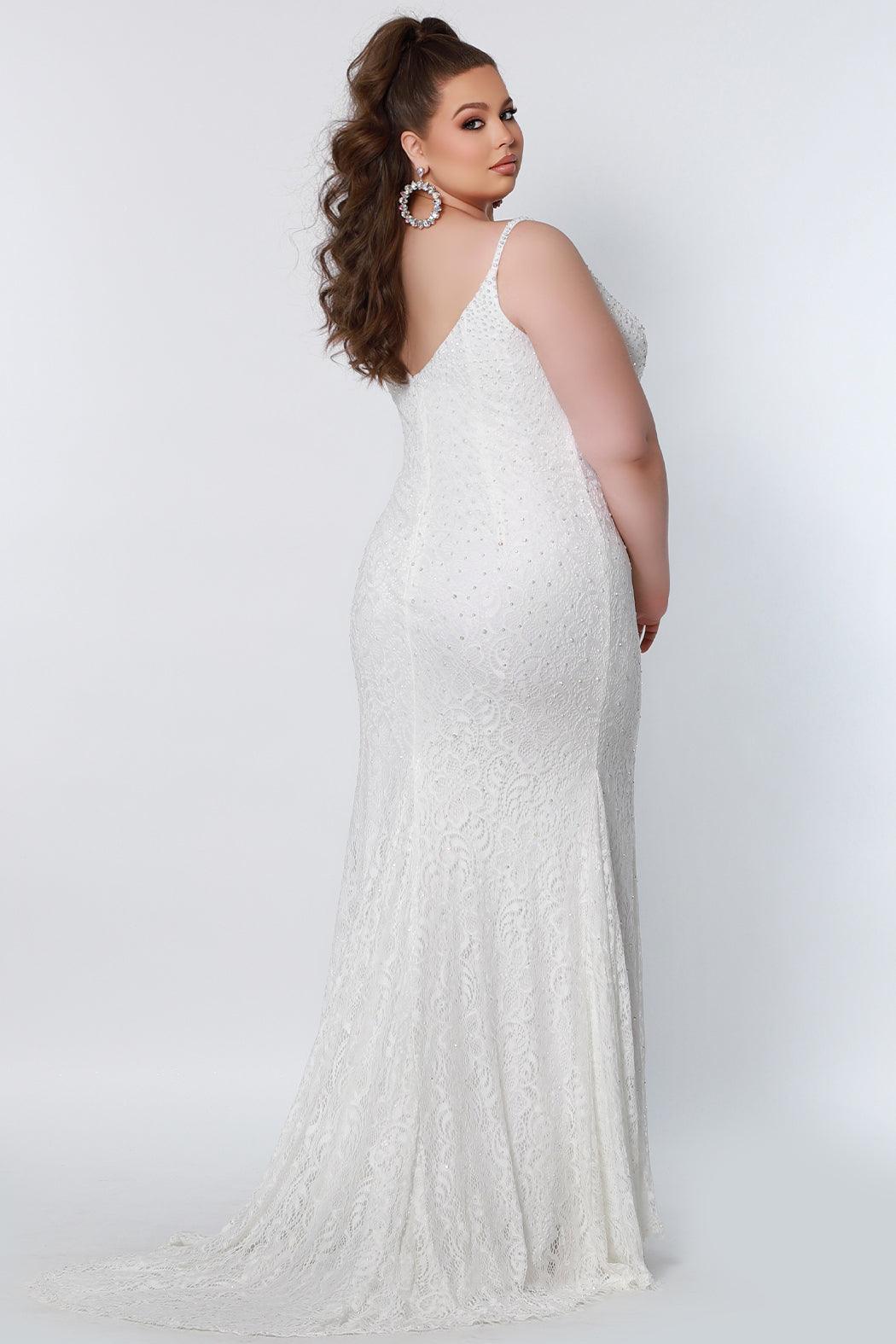 Sydneys Closet JK2201 Long Plus Size Formal Prom Dress