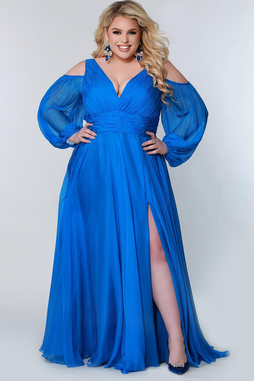 Sydneys Closet JK2205 Plus Size Long Formal Evening Gown