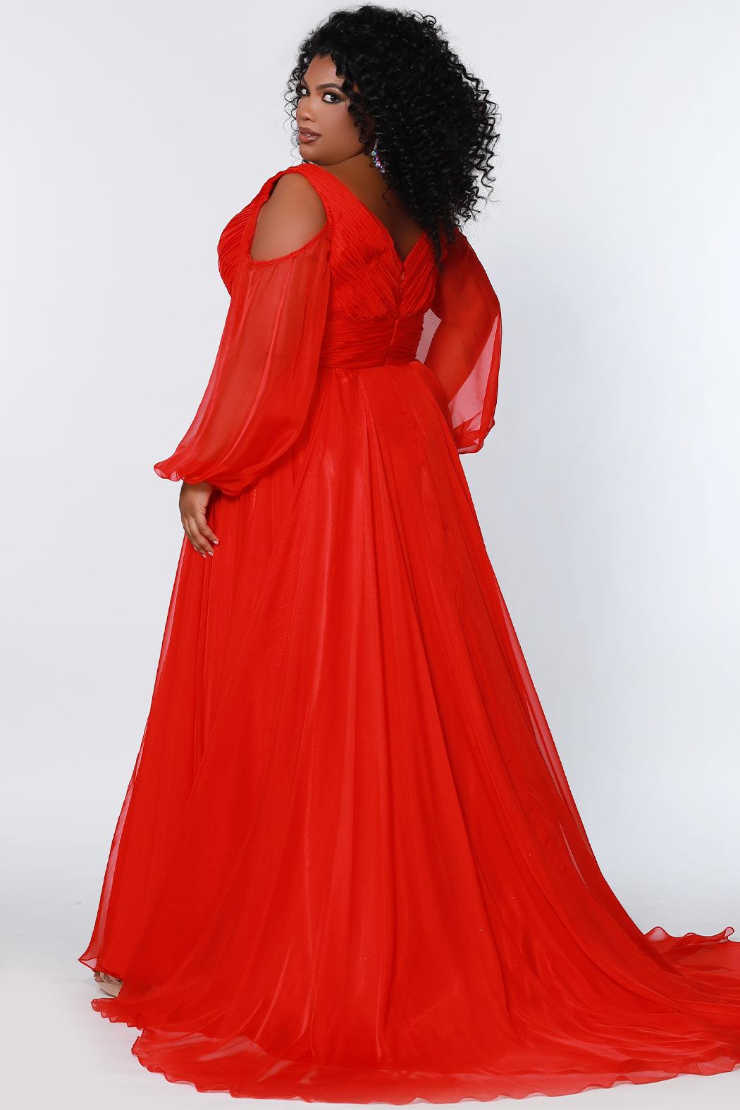Sydneys Closet JK2205 Plus Size Long Formal Evening Gown