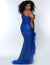 Prom Dresses Long One Shoulder Plus Size Prom Gown Cobalt