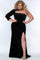 Formal Dresses Long One Shoulder Evening Gown Onyx