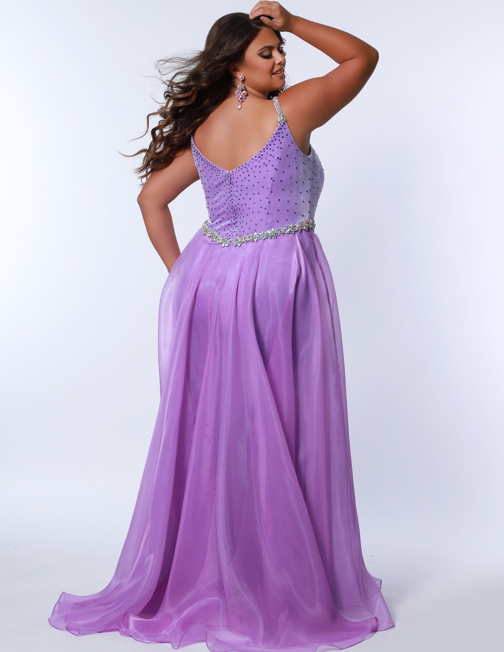 Sydneys Closet JK2306 Prom Plus Size Long Formal Gown