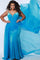 Prom Dresses Prom Plus Size Long Formal Prom Gown Cyan