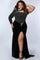 Formal Dresses Plus Size Long Formal Evening Gown Caviar