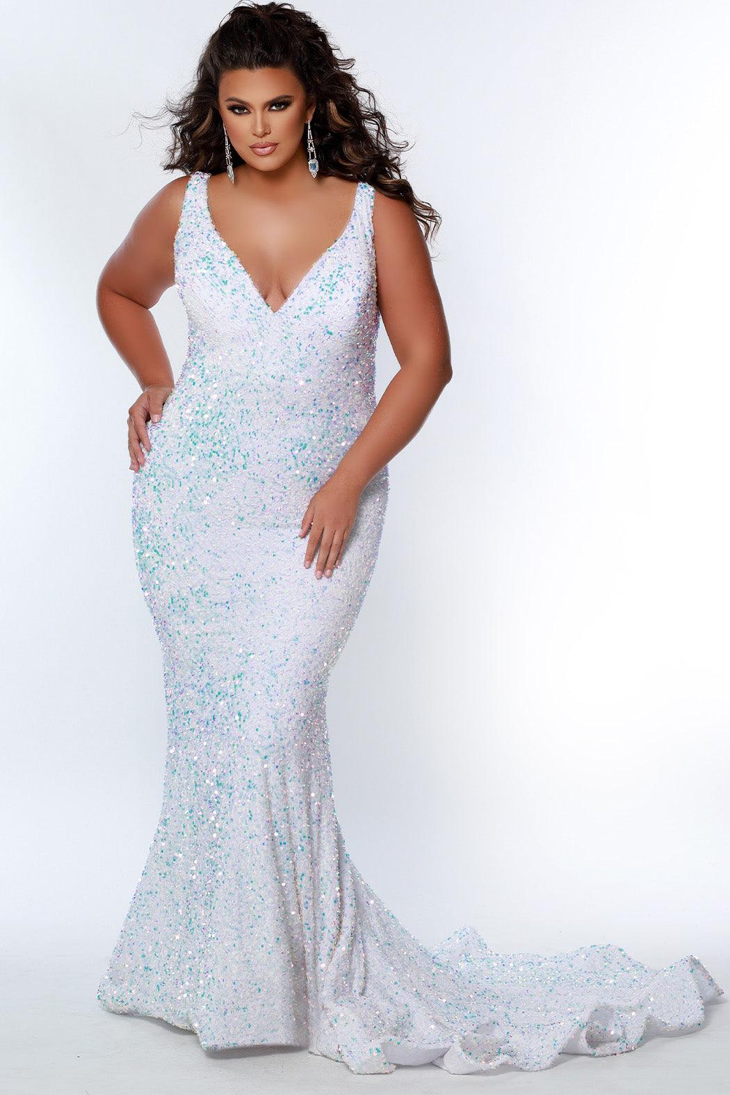 Sydneys Closet JK2308 Prom Plus Size Long Formal Dress