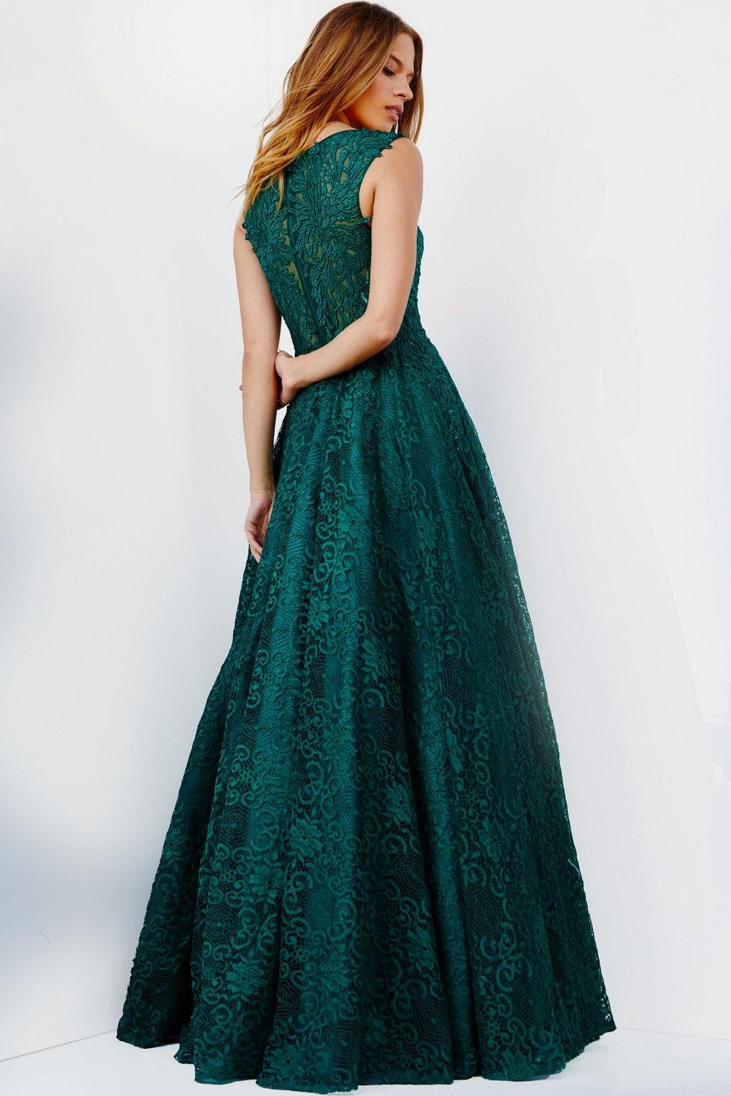 Prom Dresses Long A-Ling Evening Gown EMERALD