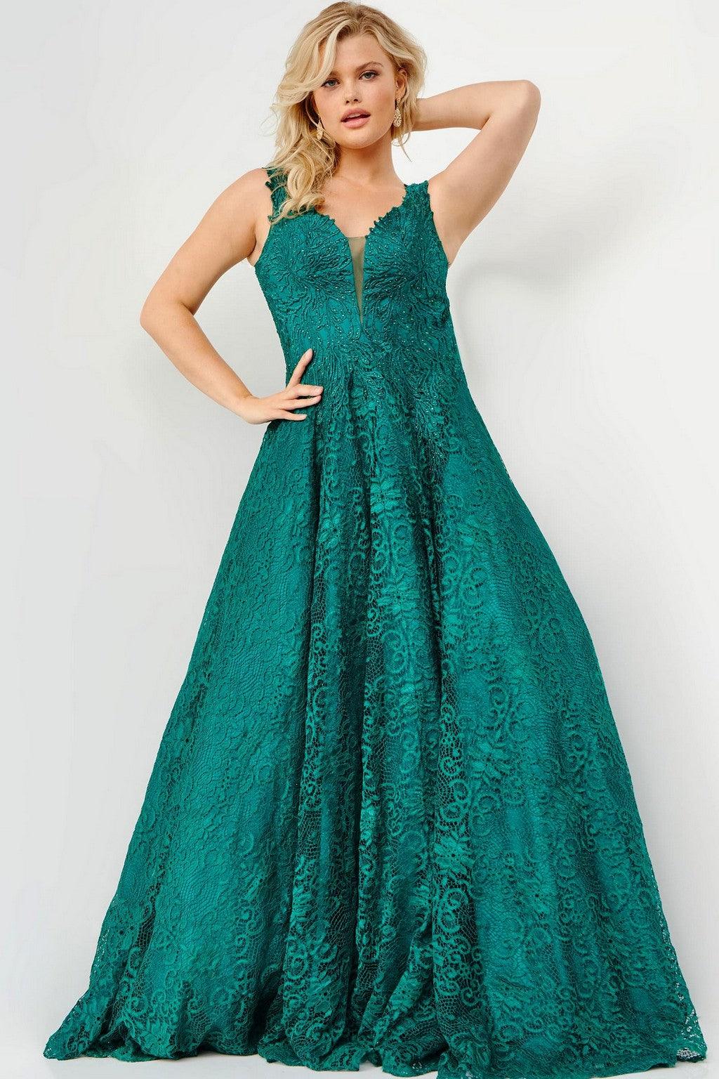 Prom Dresses Long A-Ling Evening Gown EMERALD
