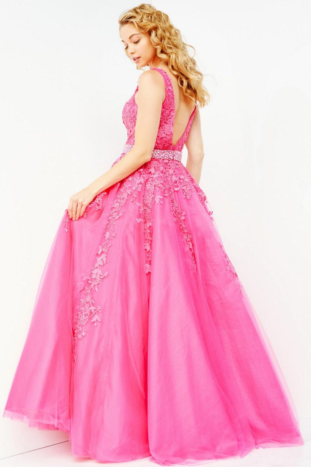 Jovani JVN68258 Sleeveless Long A-Line Prom Gown
