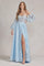 Nox Anabel K1155 Long Formal Prom A Line Gown Blue