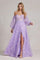 Nox Anabel K1155 Long Formal Prom A Line Gown Blue