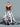 Wedding Dresses Long Off Shoulder Plus Size Wedding Dress Black/White