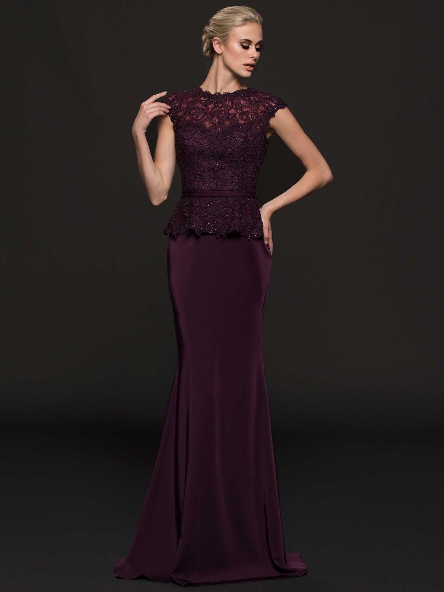 Mother of the Bride Dresses Long Mother of the Bride Formal Dress Eggplant
