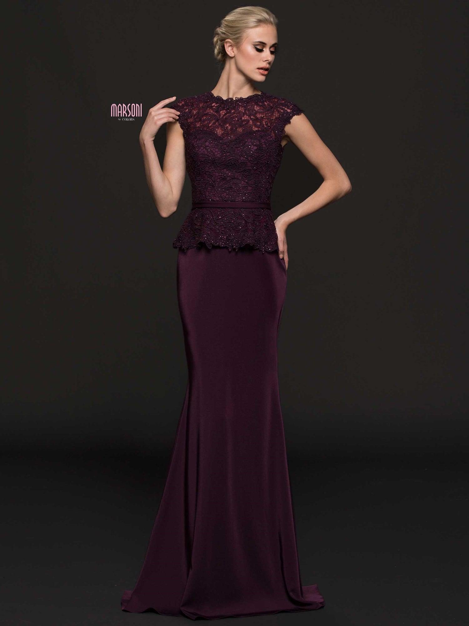 Marsoni M220 Long Mother of the Bride Formal Dress