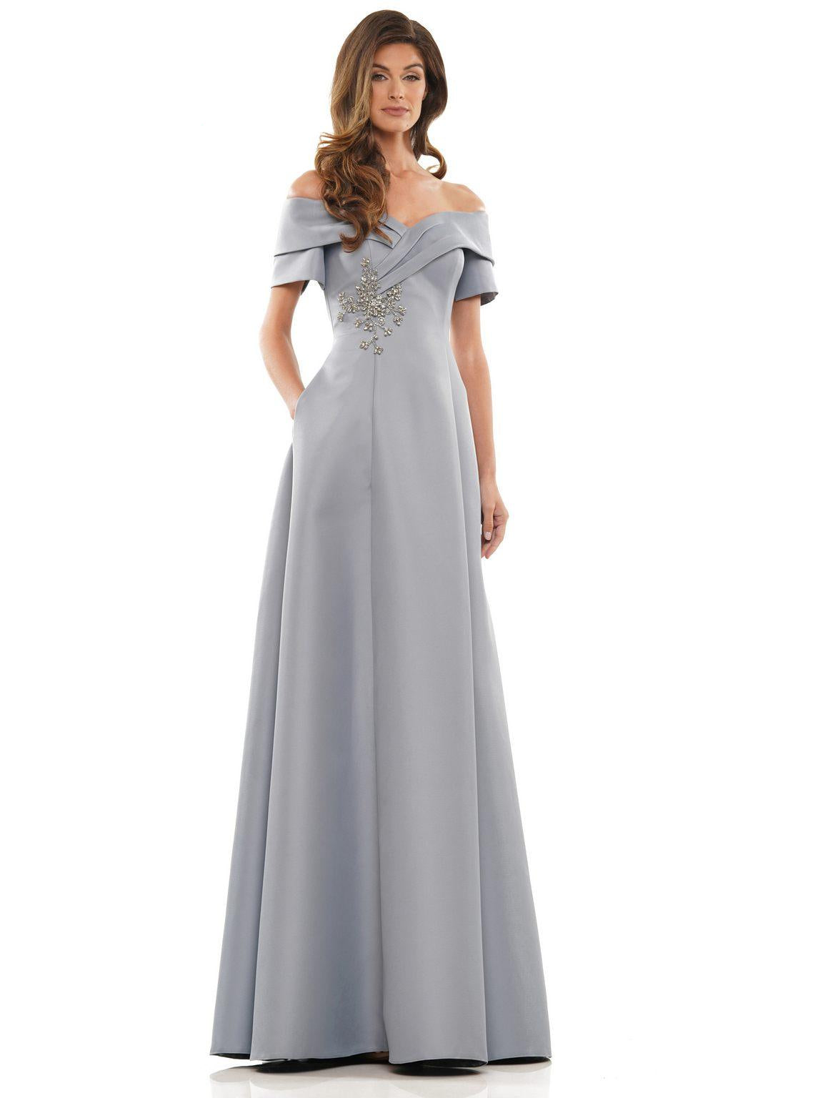 Marsoni Long Off Shoulder Formal Dress 1176