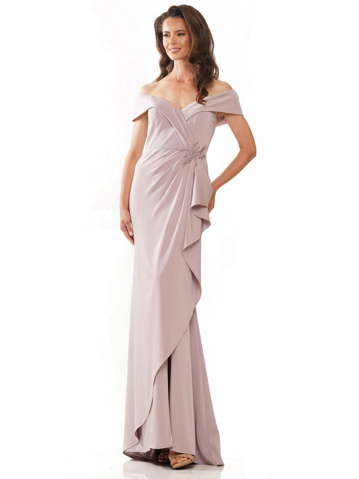 Marsoni Long Off Shoulder Formal Dress 1180