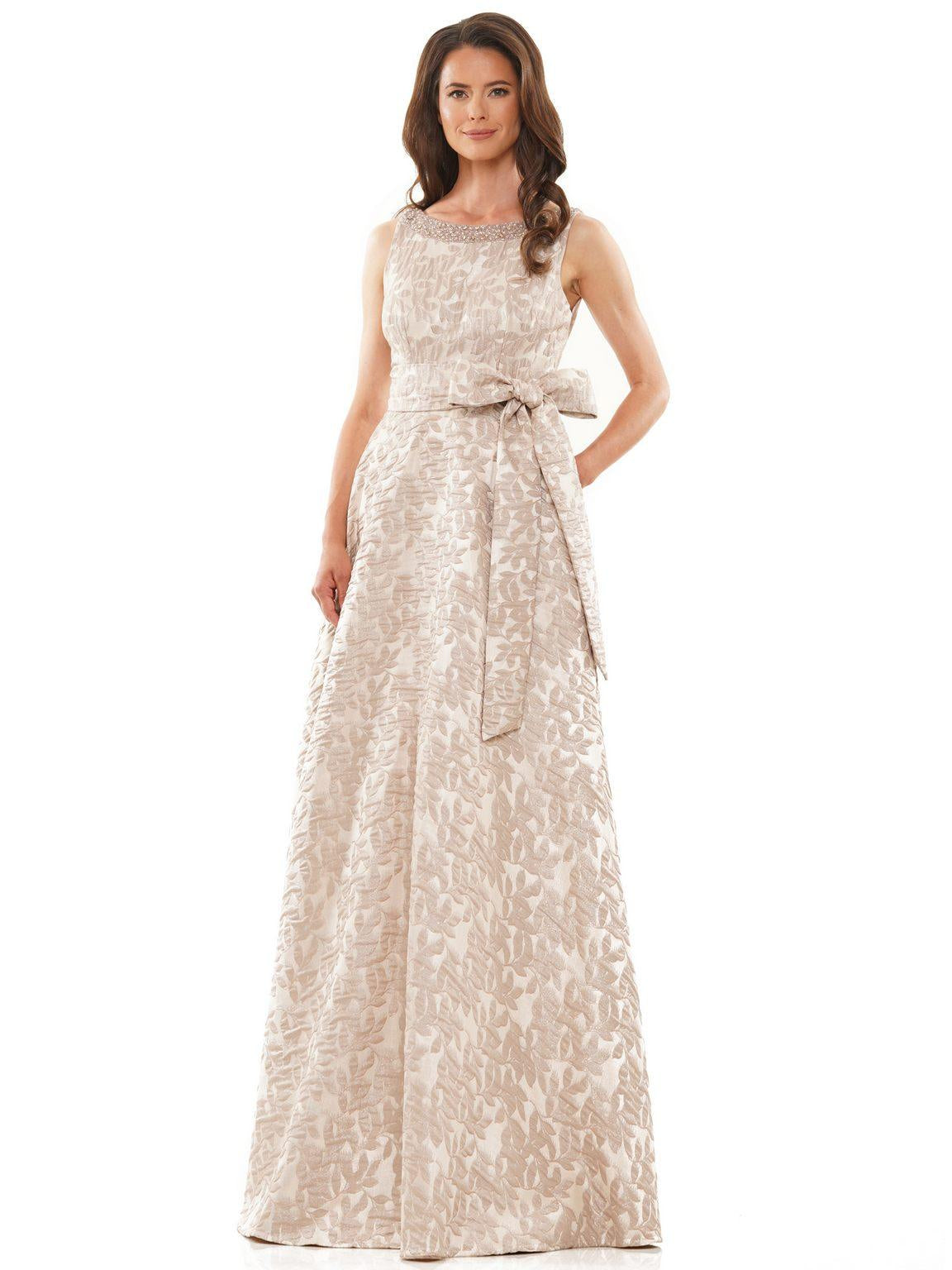 Formal Dresses Long Sleeveless Formal Evening Dress Pearl Gold