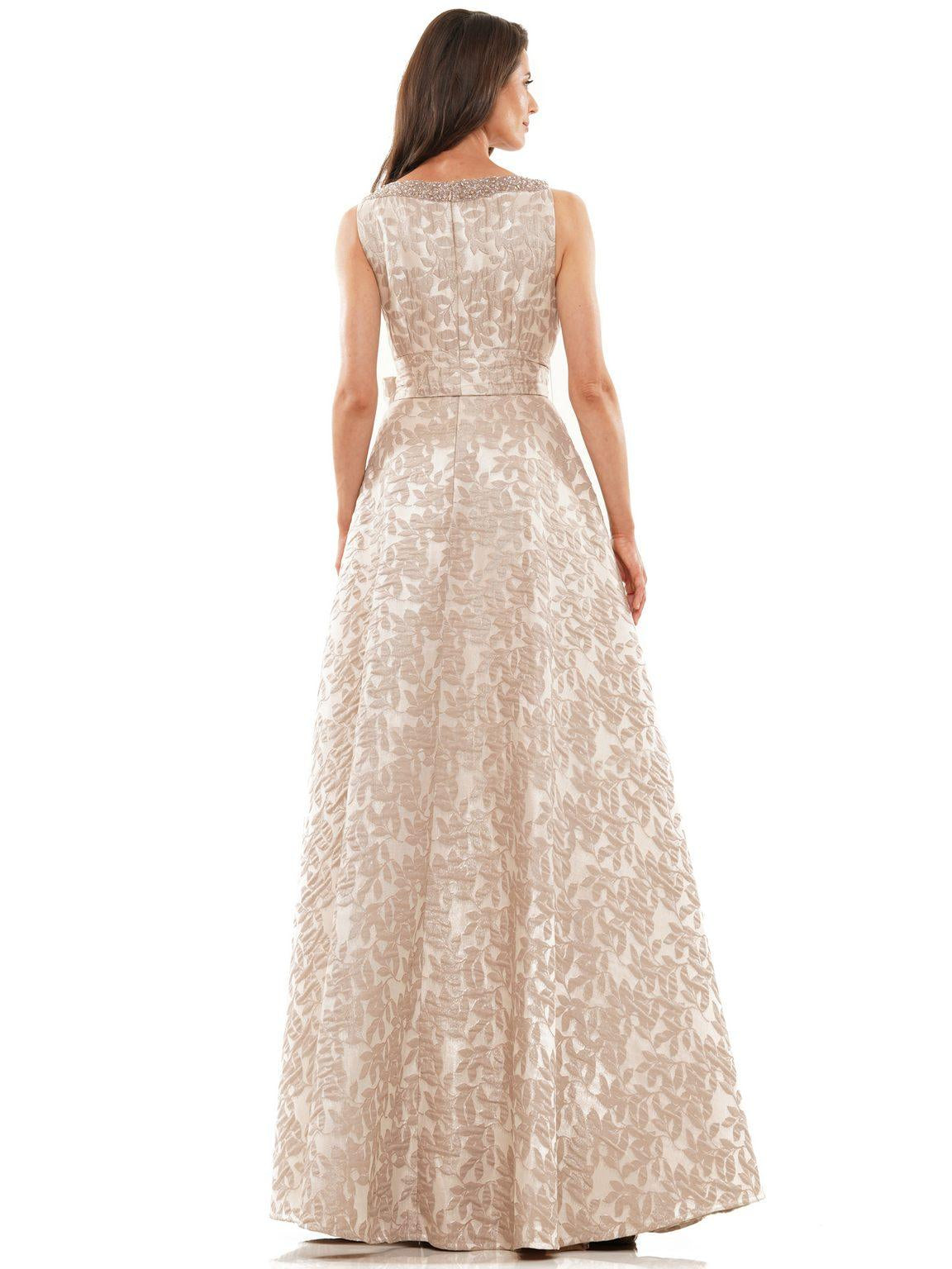 Formal Dresses Long Sleeveless Formal Evening Dress Pearl Gold