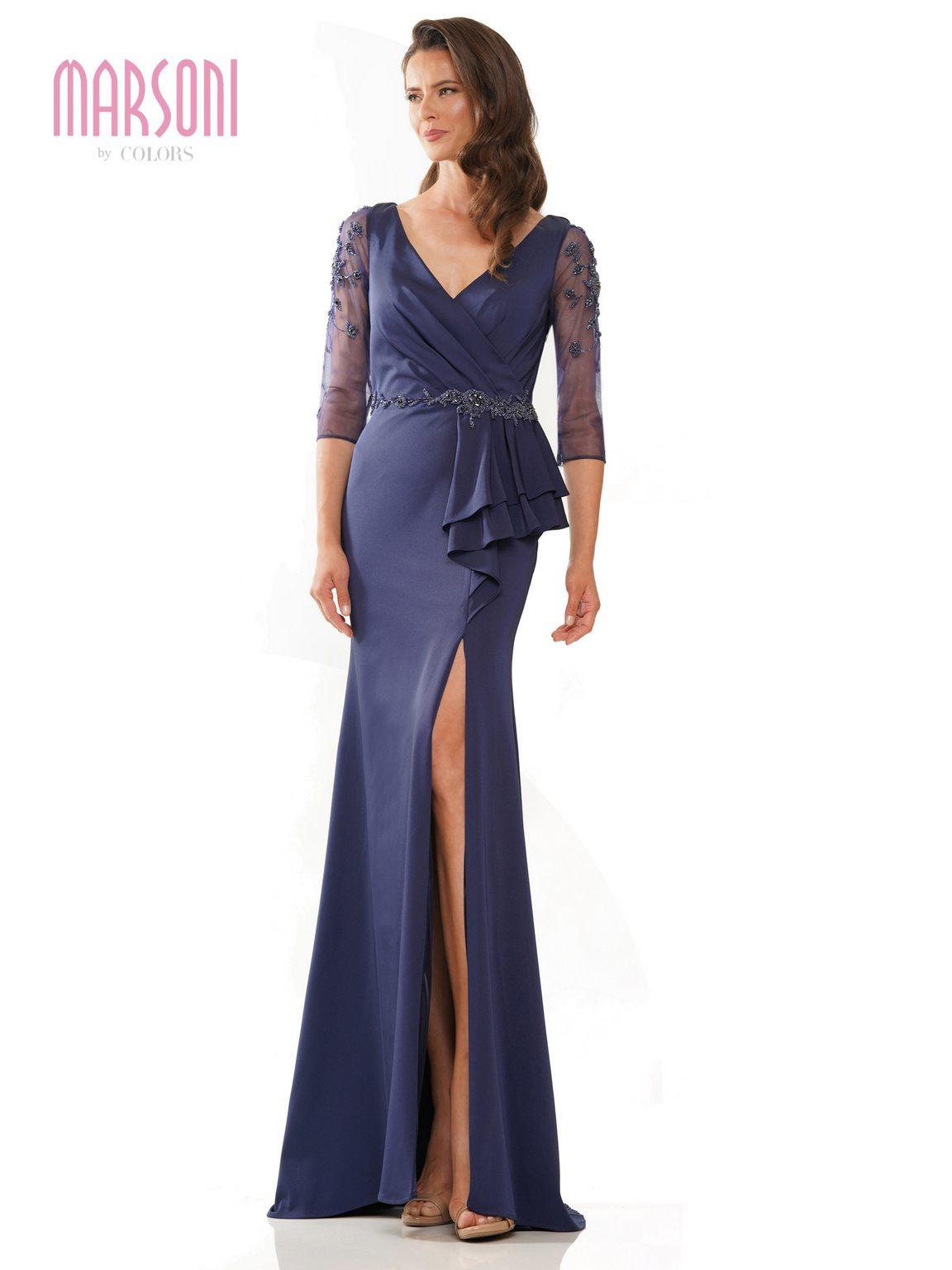 Marsoni 1231 Long Formal Mother of the Bride Dress