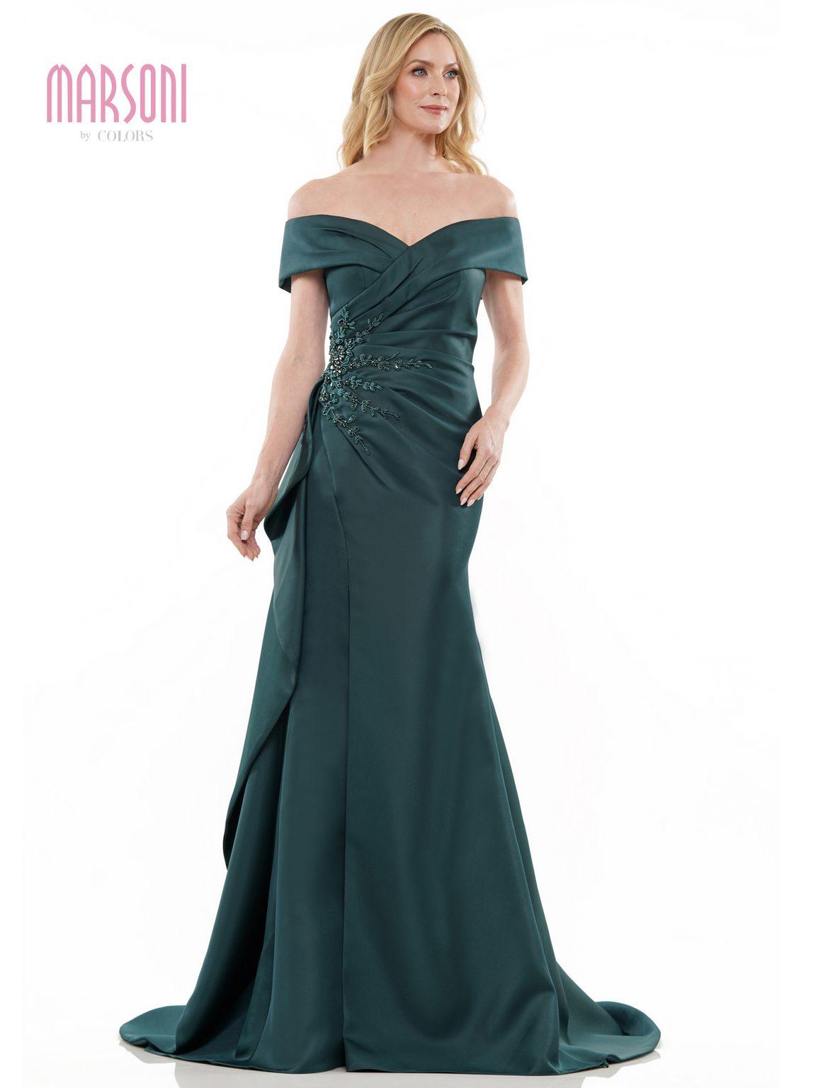 Marsoni MV1235 Long Off Shoulder Formal Dress