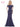 Mother of the Bride Dresses Long One Shoulder Fitted Formal Gown Navy