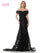 Formal Dresses Long Off Shoulder Formal Dress Black