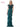 Mother of the Bride Dresses Long Cap Sleeve Formal Dress Deep Green