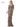 Mother of the Bride Dresses Long 3/4 Sleeve Chiffon Formal Dress Taupe
