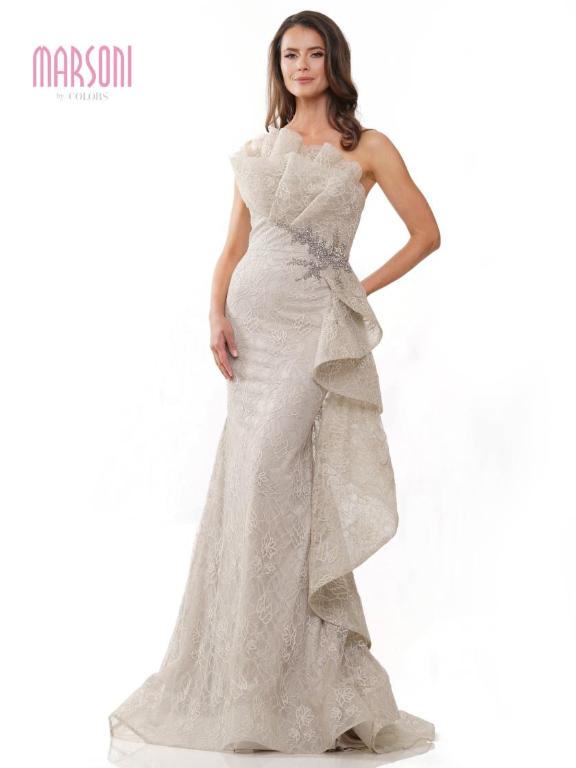 Marsoni MV1245 Long Formal Mermaid Prom Dress