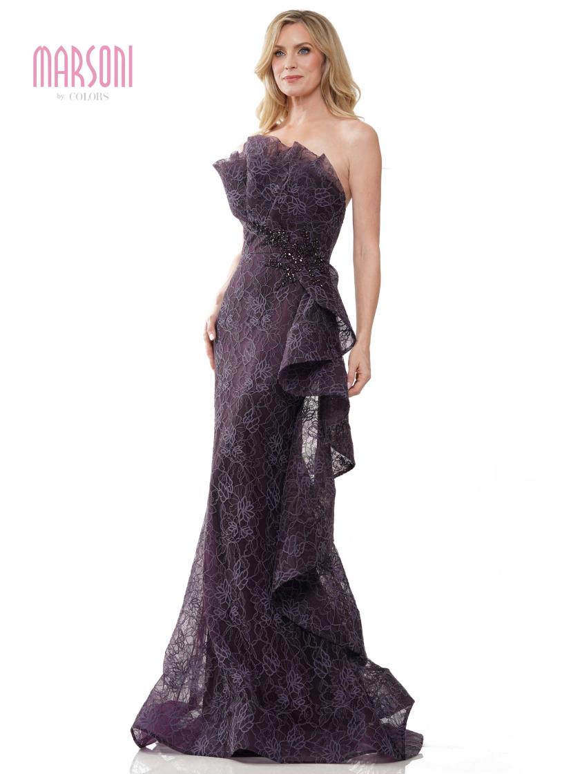Marsoni MV1245 Long Formal Mermaid Prom Dress