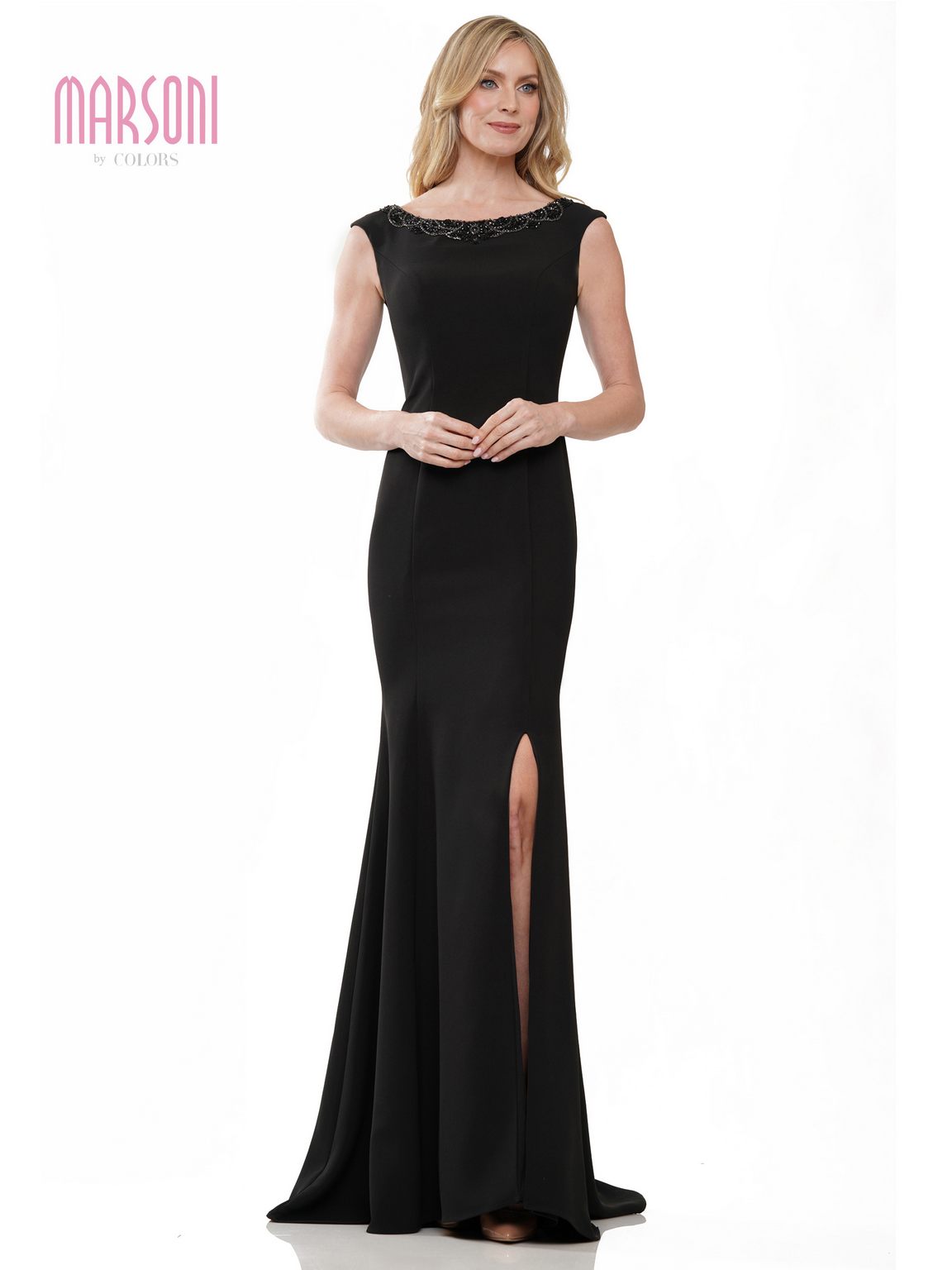 Prom Dresses Long Sleeveless Fitted Formal Dress Black