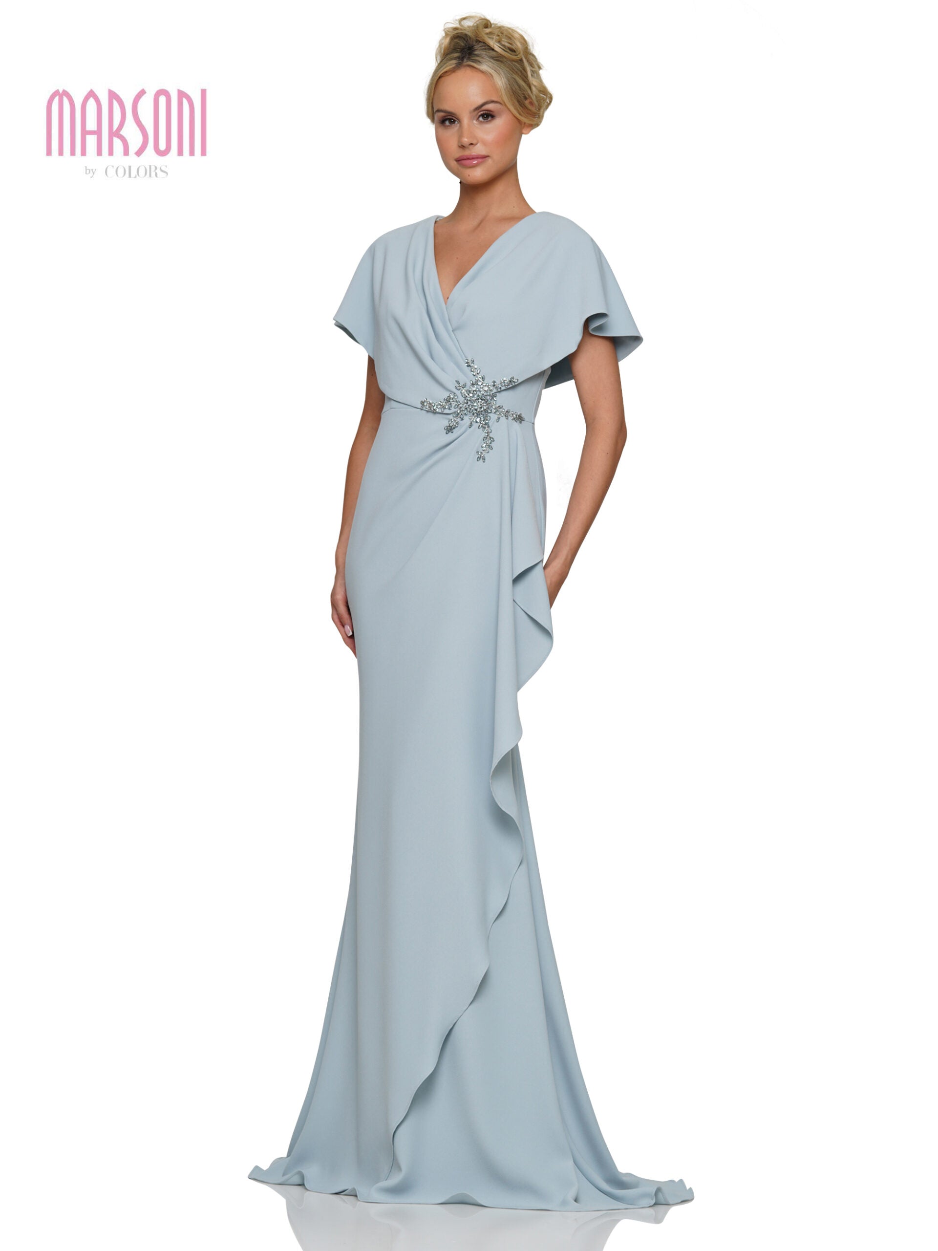 Marsoni MV1249 Long Formal Mother of the Bride Dress