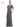 Mother of the Bride Dresses Mother of the Bride Long Beaded Mesh V Neck Dress Charcoal